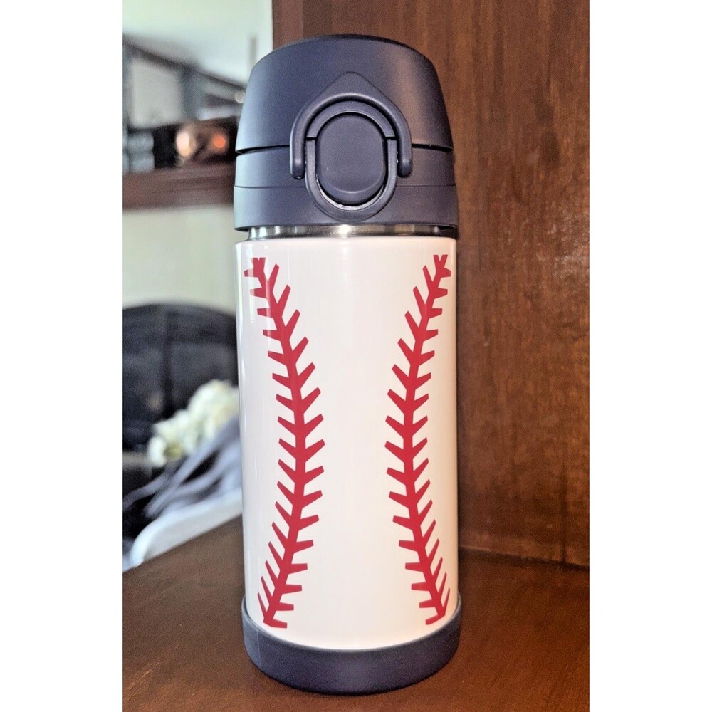 Pottery barn Baseball MLB WATER BOTTLE ball school sport holiday team travel boy